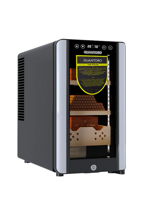 Quantoro QCC-39 Elektronik Nemlendirme & Soğutmalı Siyah Puro Dolabı - QTR-007