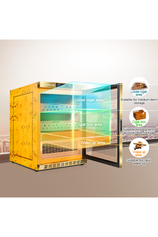 Raching Elektronik Puro Dolabı Gold MON800A