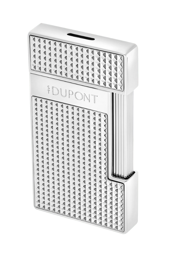 S.T. Dupont Slimmy Silver Diamond Head Puro Çakmağı 28120