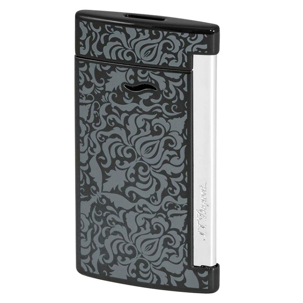 S.T. Dupont Slim 7 Kara Barok Puro Çakmağı 27721 - TR1297
