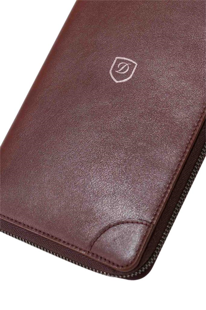 S.T. Dupont Deri Mat Kahverengi Cüzdan 190001 - TR4829