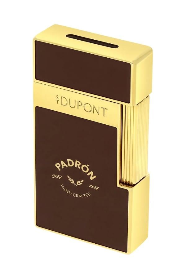 S.T. Dupont Padron Kahverengi Çakmak Kesici Küllük Üçlü Puro Seti