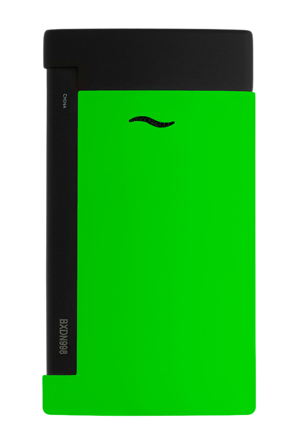 S.T. Dupont Fluo Slim 7 Chrome Neon Green Çakmak 27772