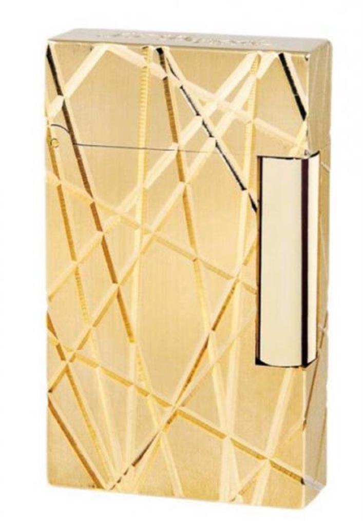 S.T. Dupont Fire Lines Gold Puro Çakmağı 16265 - TR563