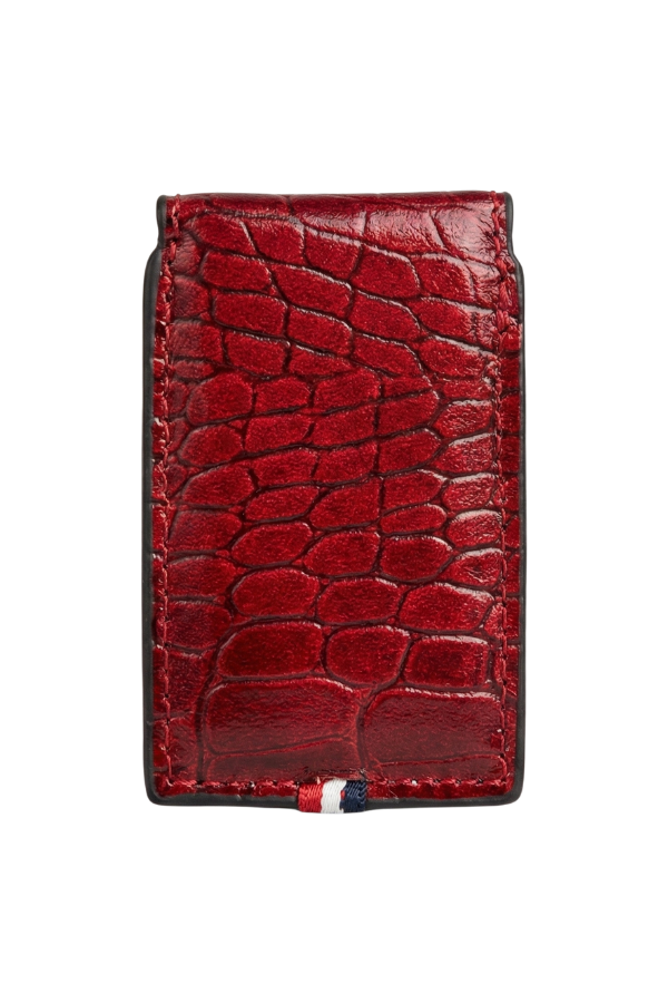 S.T. Dupont Crocodile Deri Kırmızı Ligne 2 Çakmak Kılıfı
