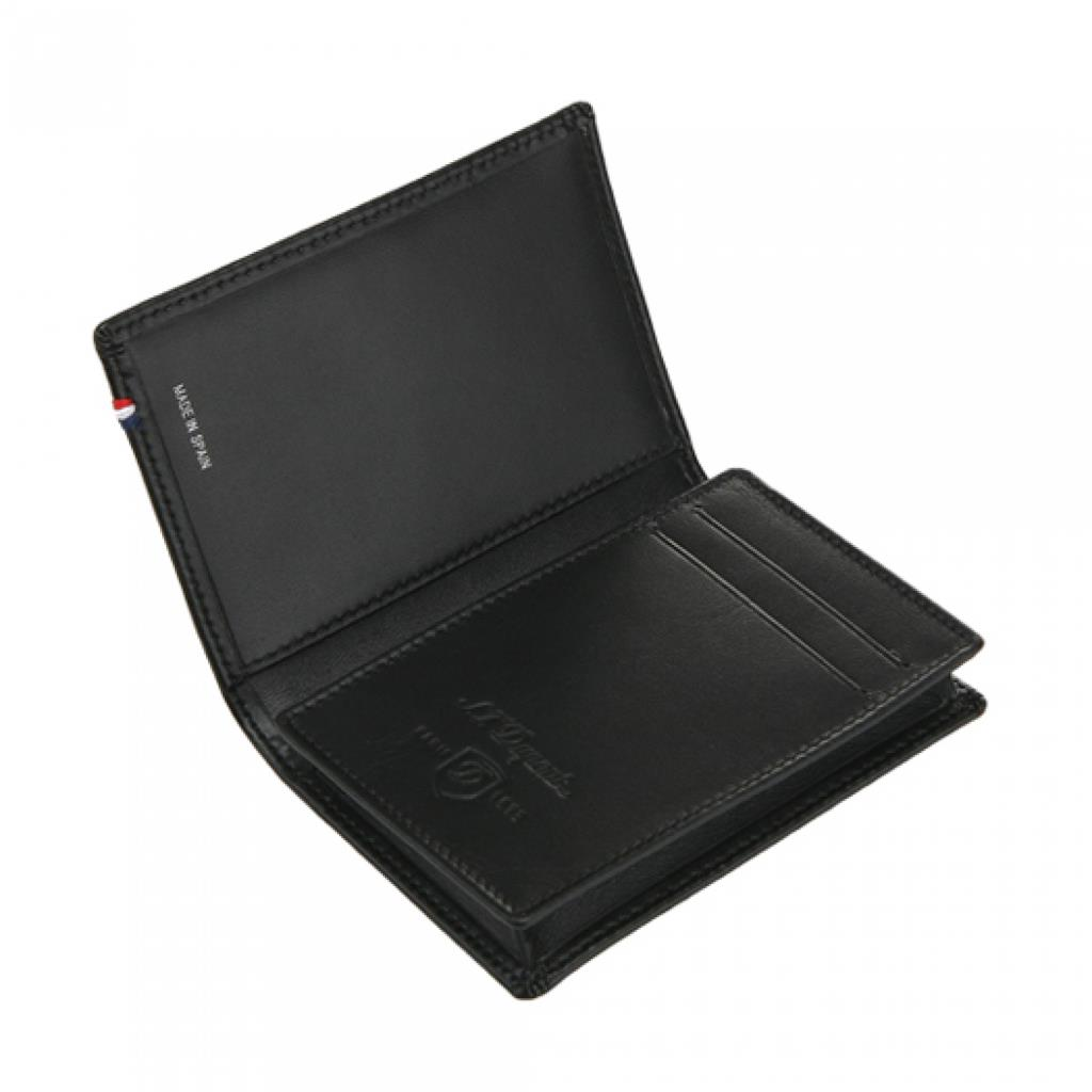 S.T. Dupont Siyah Deri Cüzdan 180013 - TR1758