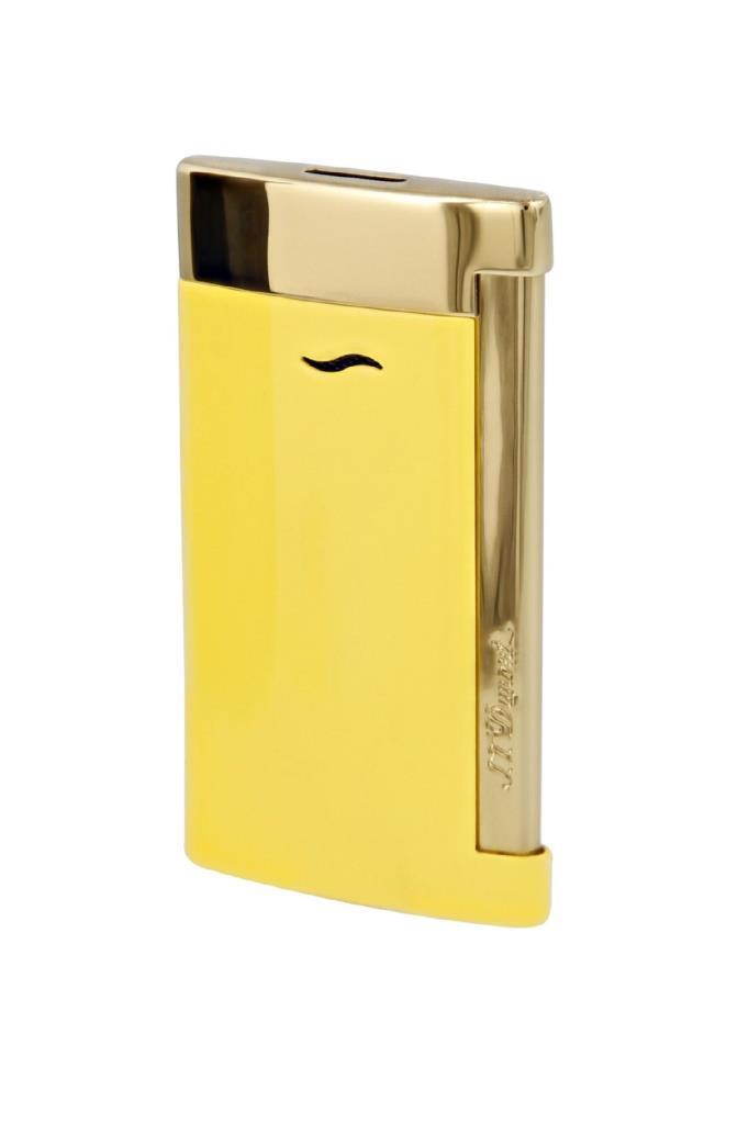 S.T. Dupont Sarı Slim 7 Perde Alev Puro Çakmağı 27780 - TR4365