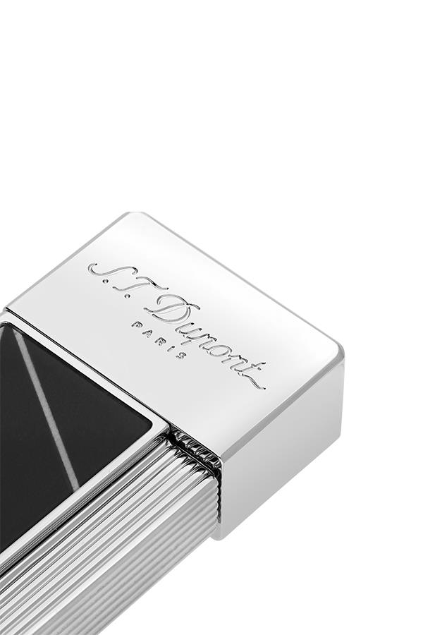 S.T. Dupont Twiggy Fire x Siyah-Krom Puro Çakmağı 30070 - TR7397