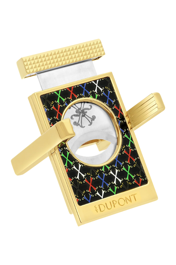 S.T. Dupont Fuente Series Gold Puro Makası Kesici & Puro Standı 003460F