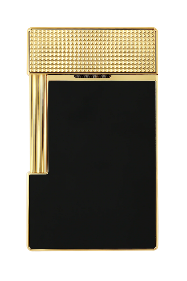 S.T. Dupont Siyah Gold Tek Torch & Soft Flame Masa Tipi Puro Çakmağı T20100