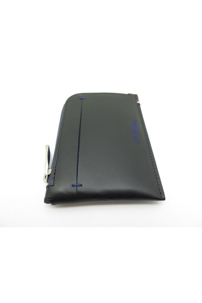S.T. Dupont Mavi Slim Deri Cüzdan 184001 - TR4474