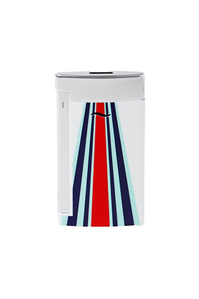 S.T. Dupont 24h Le Mans Beyaz-Krom Slim 7 Puro Çakmağı 27788 - TR6473