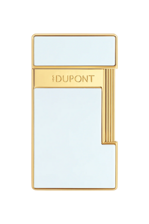 S.T. Dupont Lacquered Slimmy Beyaz Puro Çakmağı 28224