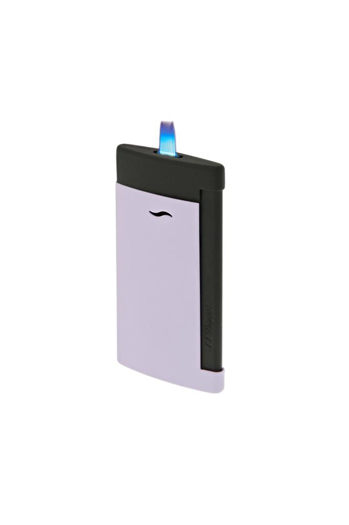 S.T. Dupont Slim 7 Mat Siyah-Lila Puro Çakmağı 27762 - TR6471