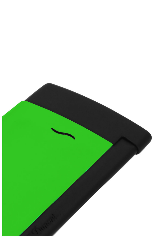 S.T. Dupont Fluo Slim 7 Chrome Neon Green Çakmak 27772