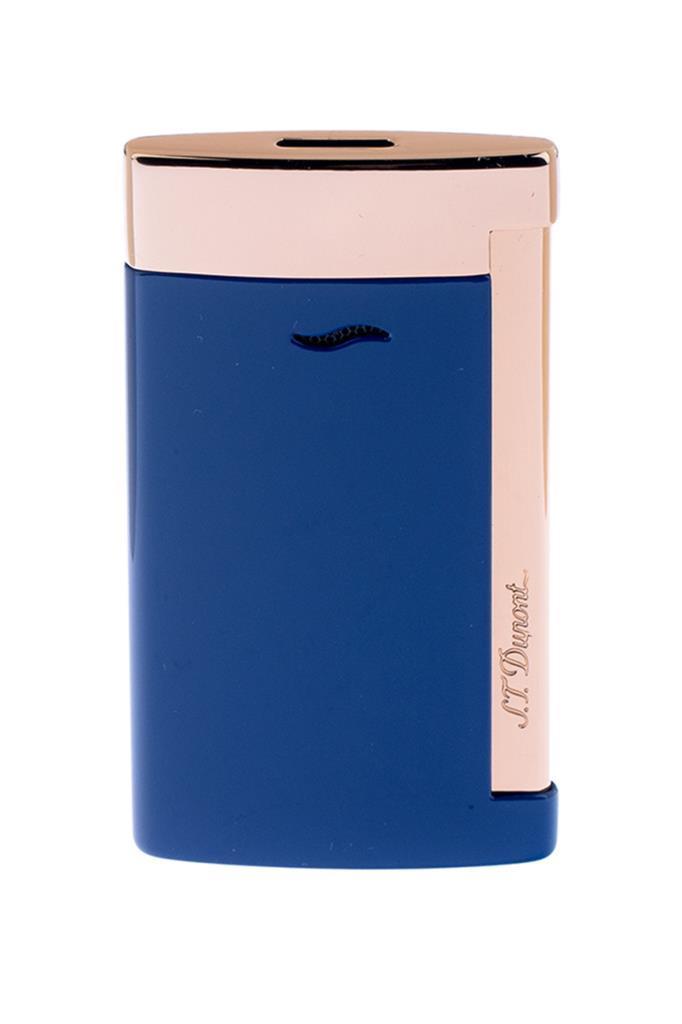 S.T. Dupont Slim 7 Mavi Pembe Gold Puro Çakmağı 27773 - TR6657