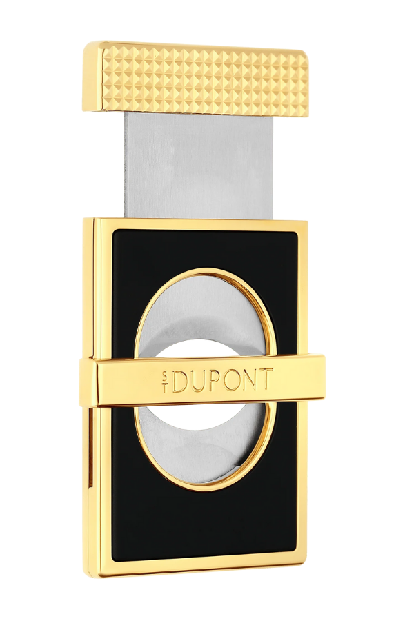 S.T. Dupont Standlı Slim Gold-Siyah Puro Makası Kesici 3482