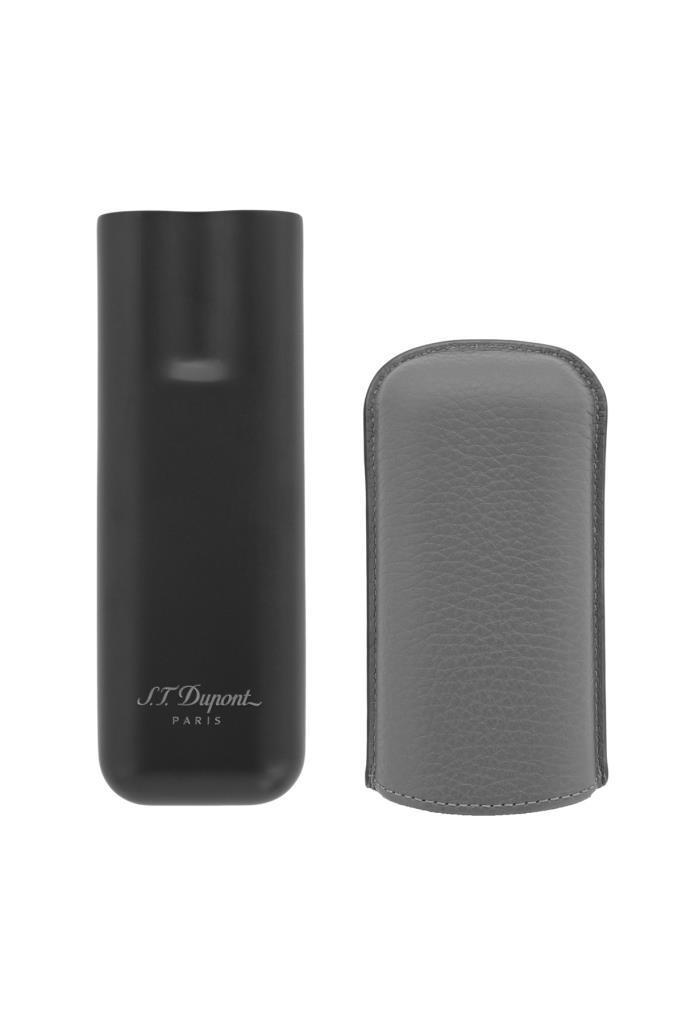 S.T. Dupont Siyah - Grafit İkili Puro Kılıfı 183163 - TR6619