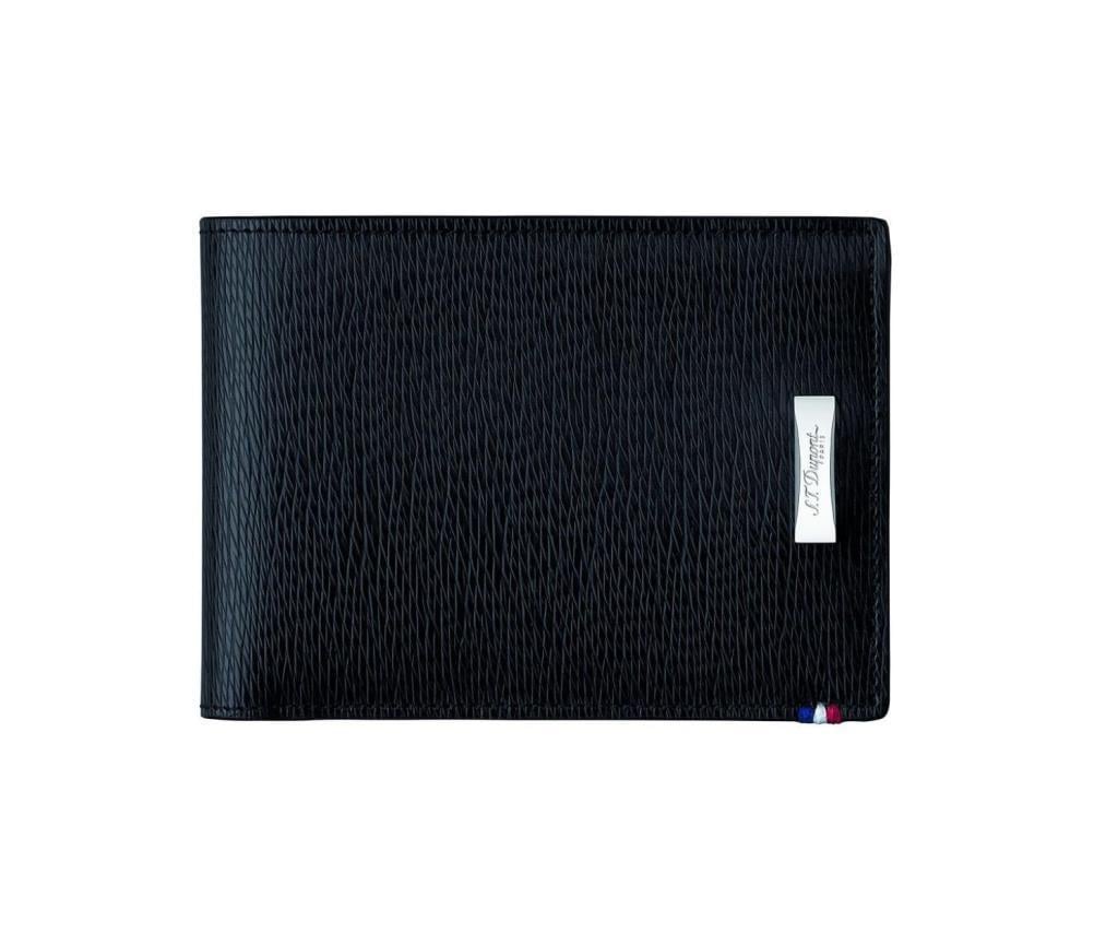 S.T. Dupont Siyah Deri Cüzdan 180300 - TR1771