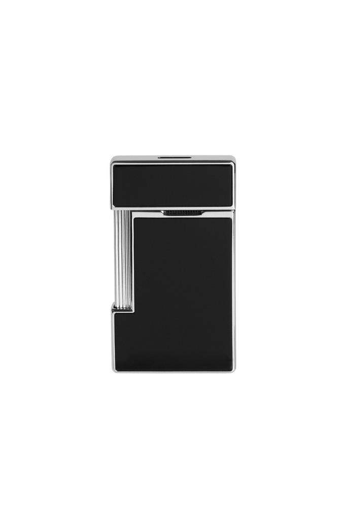 S.T. Dupont Slimmy Chrome Shiny Black Lacquer Puro Çakmağı 28001 - TR6385