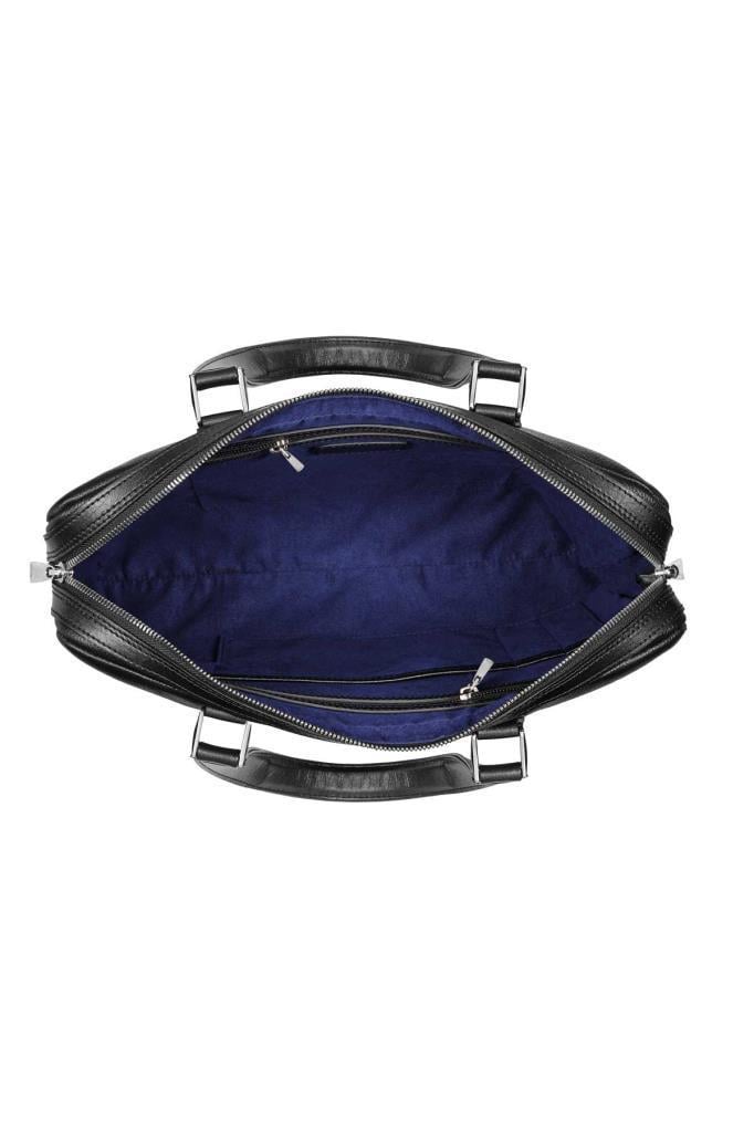 S.T. Dupont Siyah Deri Laptop Çantası 181254 - TR4471