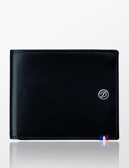 S.T. Dupont Siyah Deri Cüzdan 180001 - TR2736