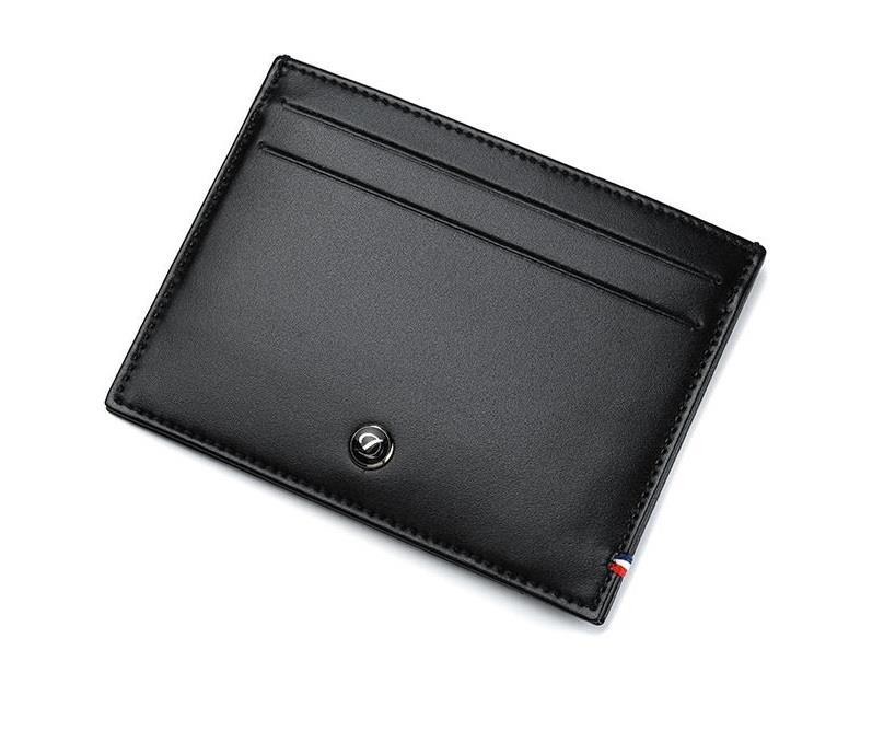S.T. Dupont Siyah Deri Kartlık 180011 - TR1757