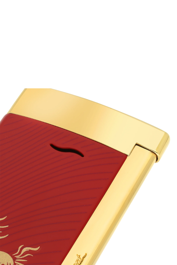 S.T. Dupont Horse Series Slim 7 Kırmızı Gold Puro Çakmağı 27080