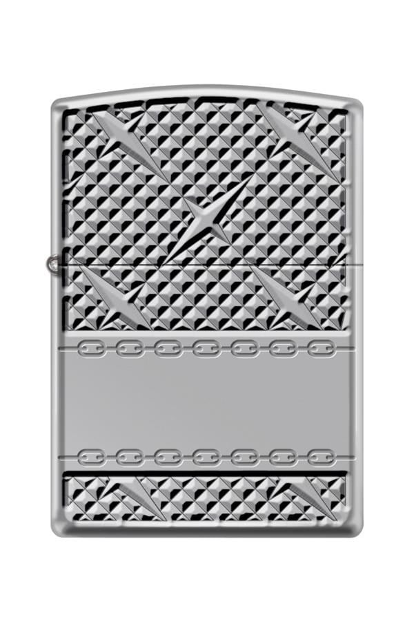 Zippo Çakmak 167-072998 Diamond Plate Chain Design TR4432