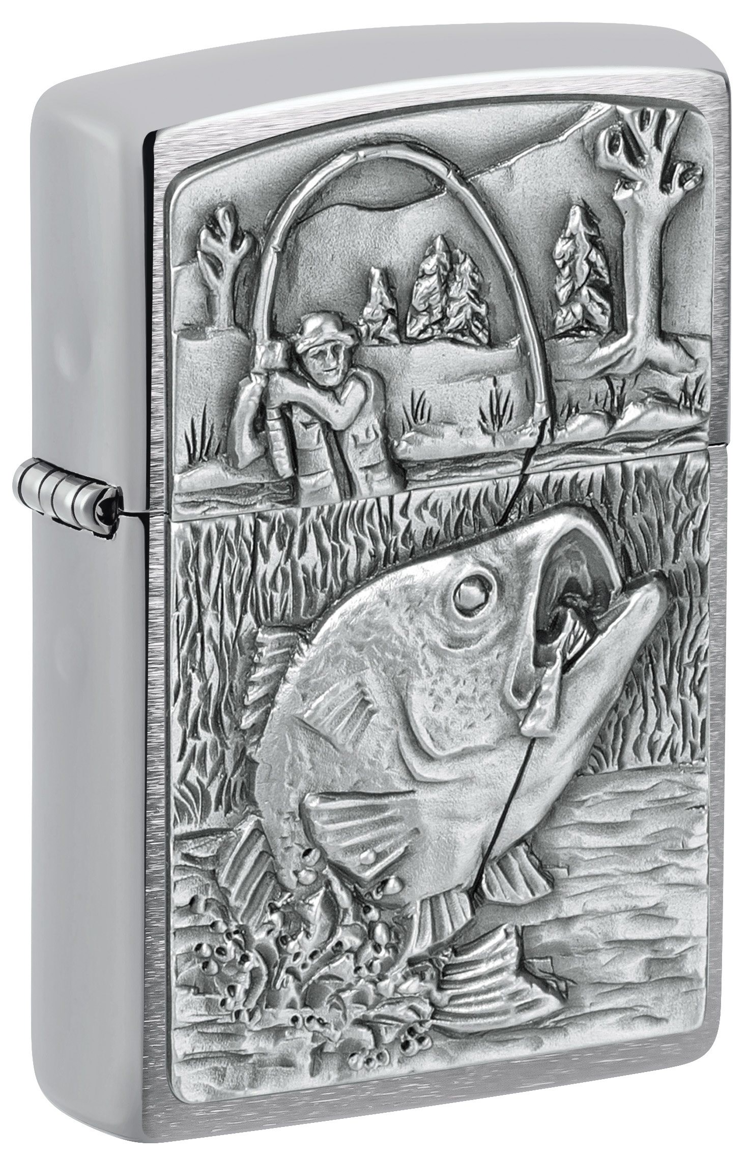 Zippo Çakmak 200 Bass Fishing Emblem 2000407 ZP1029