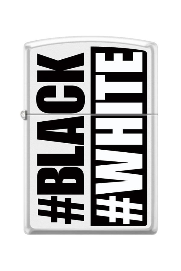 Zippo Çakmak 214-055400 Black White TR4403