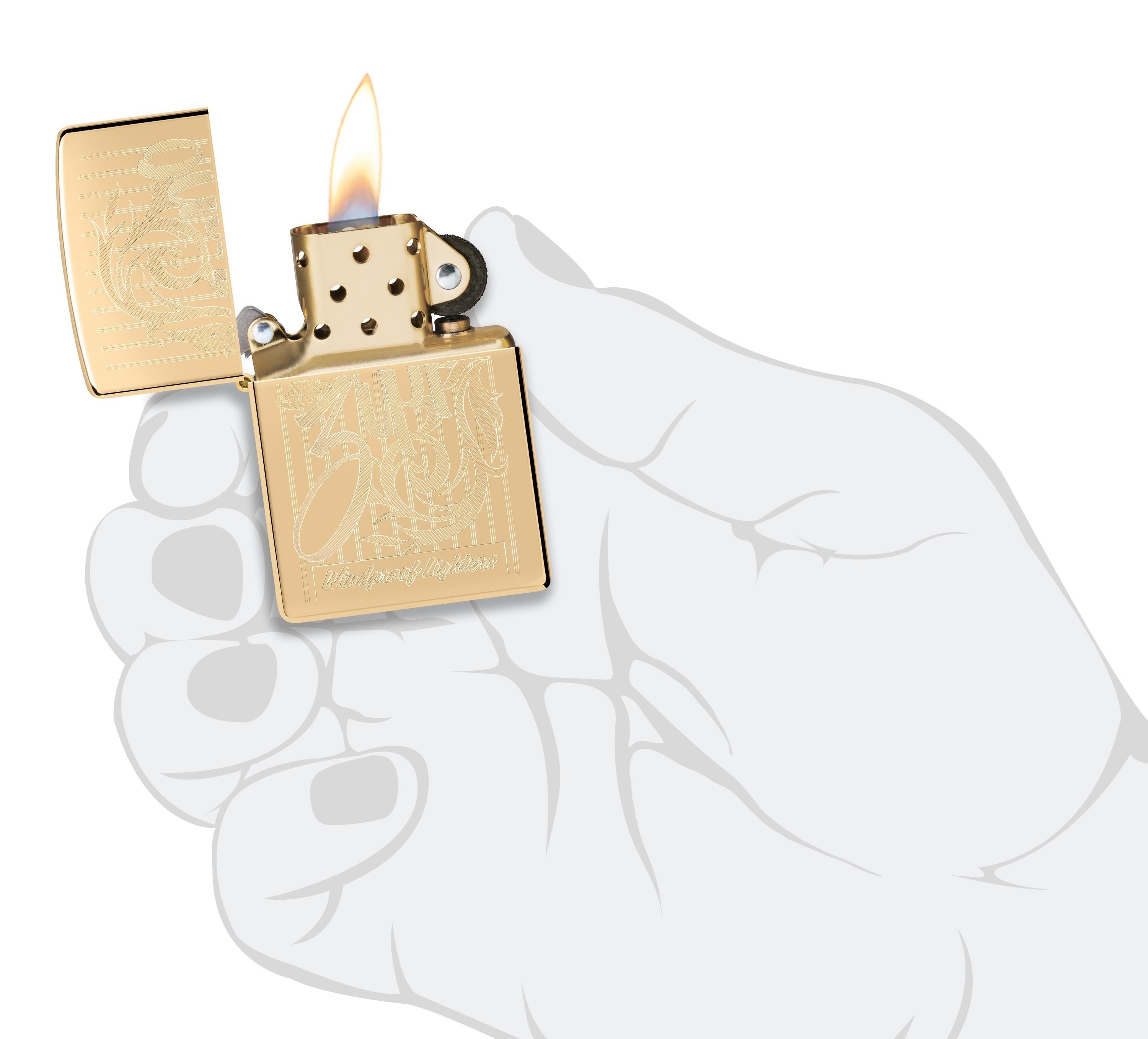 Zippo Çakmak 254B Zippo Windproof Lighter Design 46568-120466