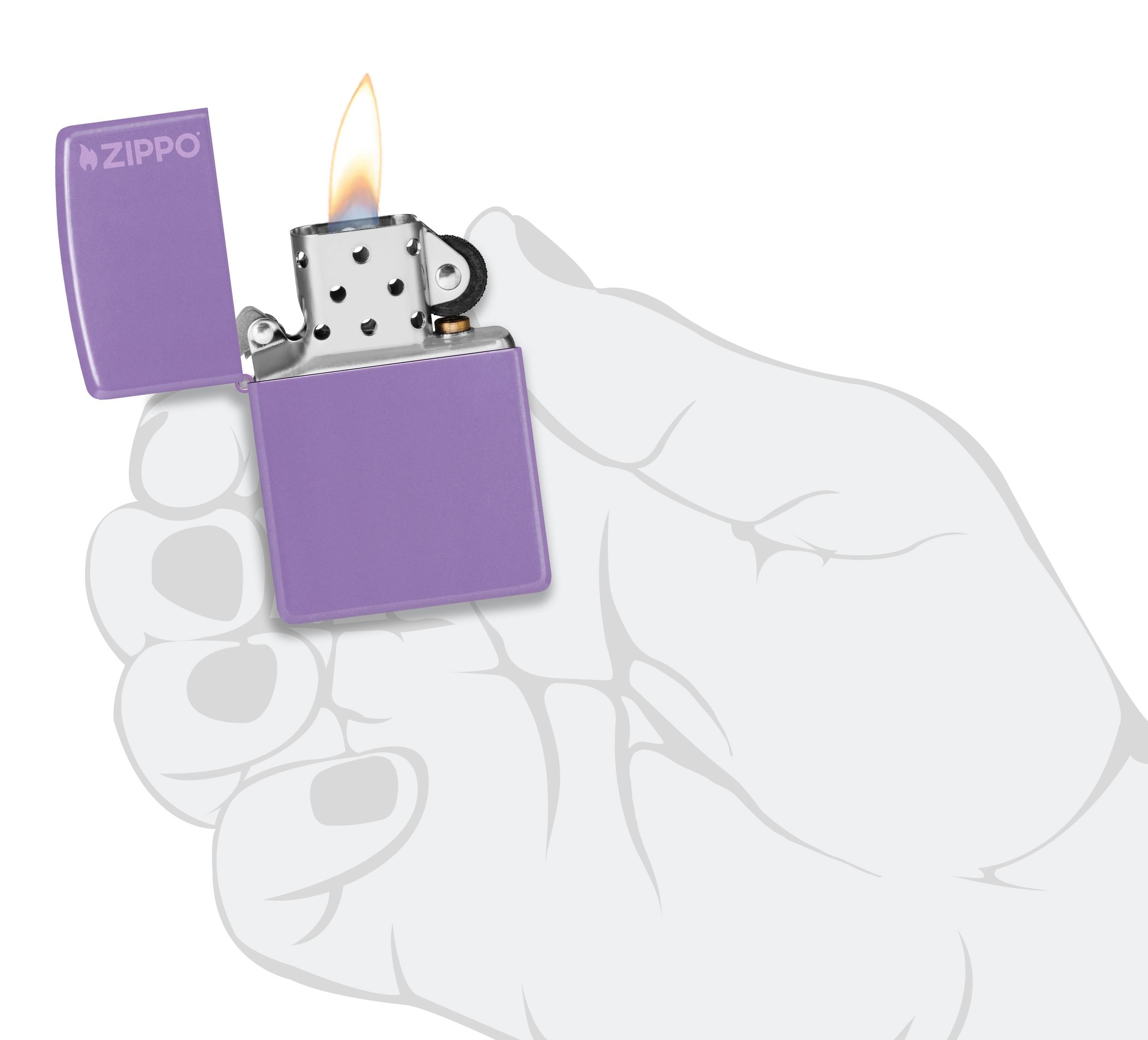 Zippo Çakmak 46681 Smoky Lavender W/ Zippo Logo 46681ZL-121931