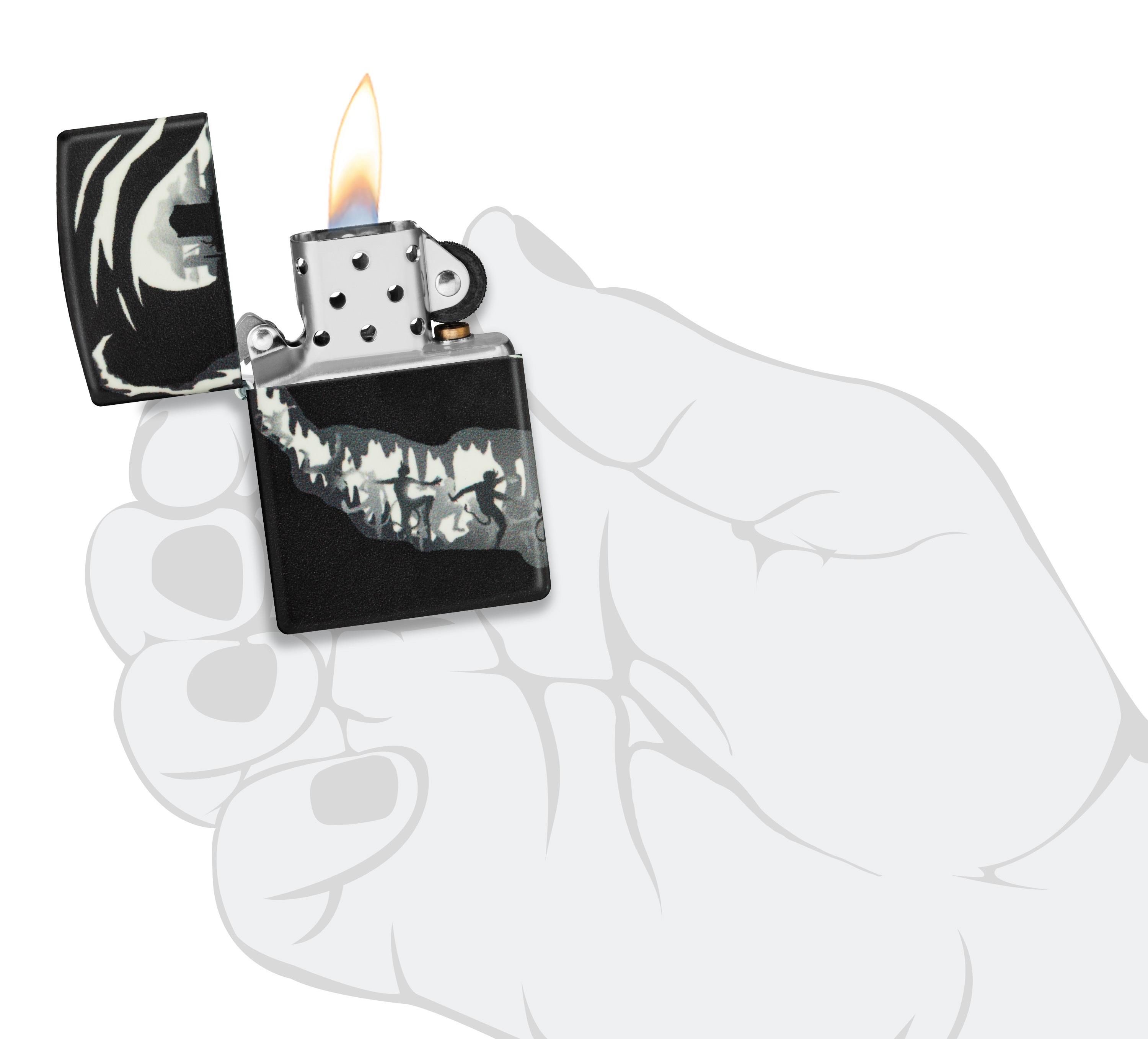 Zippo Çakmak 49193 Grinning Pumpkin Design 46268-117309