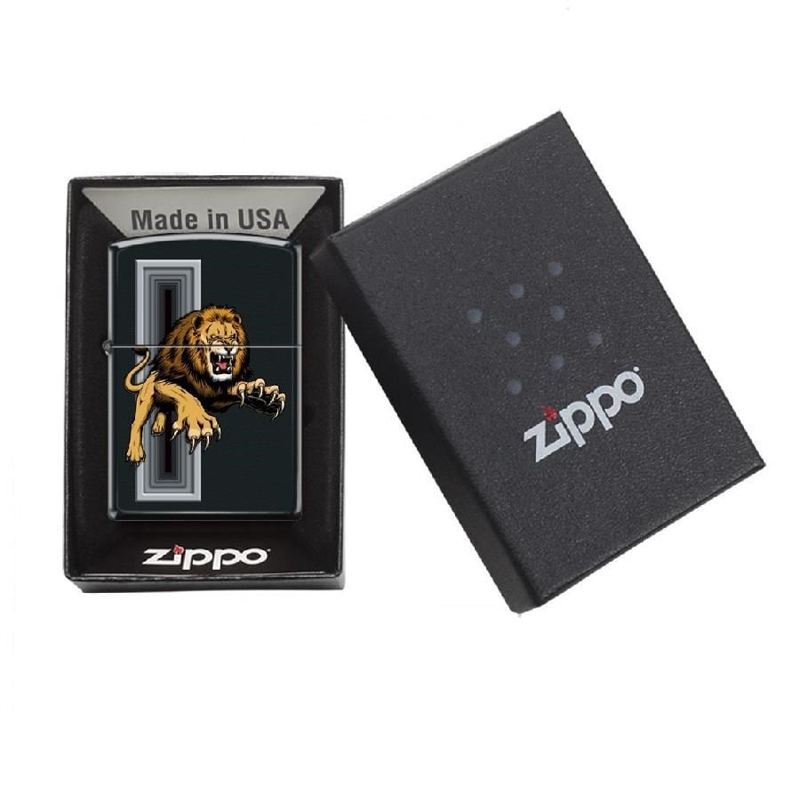 Zippo Çakmak Angry Lion Design 218-079774 TR3243