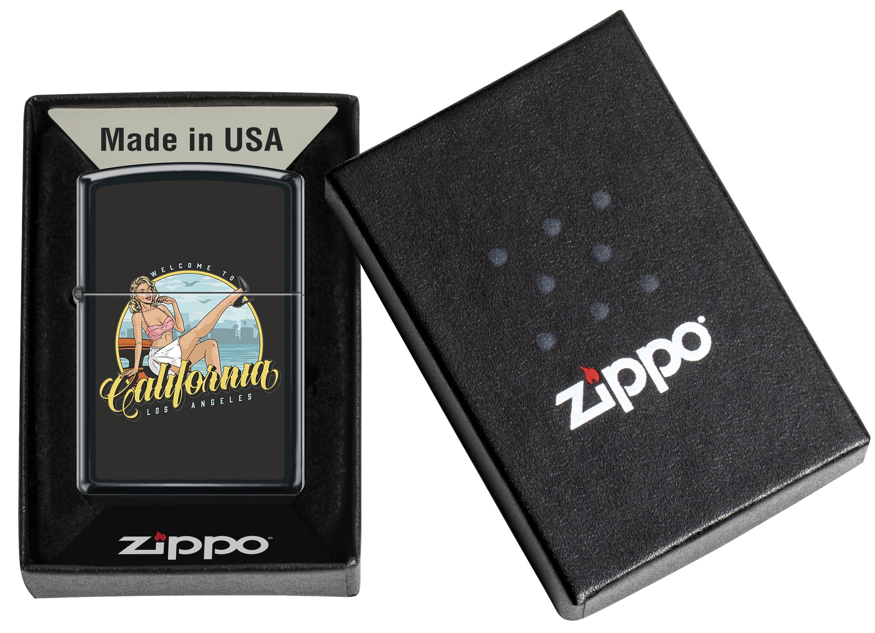 Zippo Çakmak California Girl Design 218-123674 TR9418