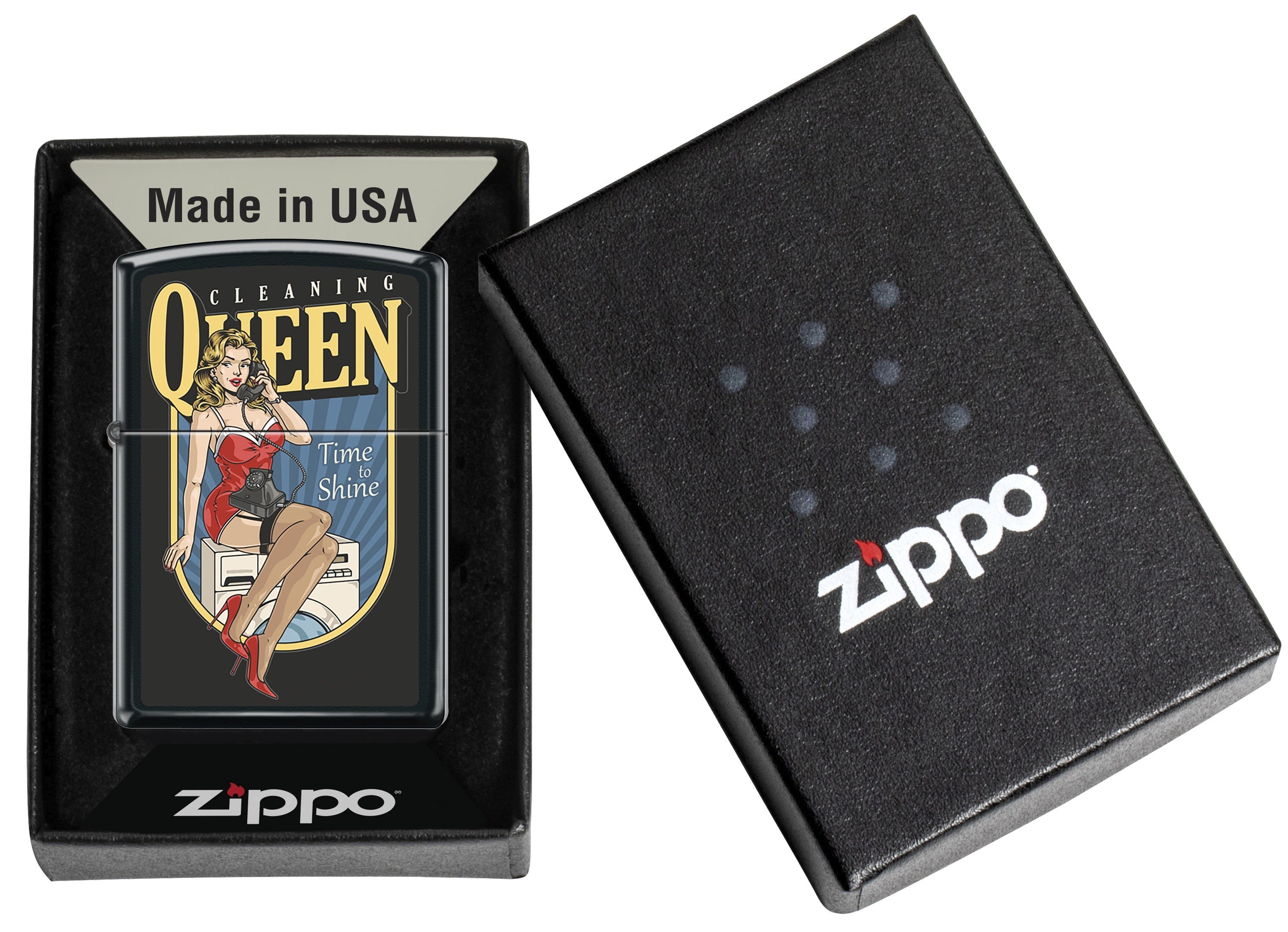 Zippo Çakmak Cleaning Queen Design 218-123676 TR9406
