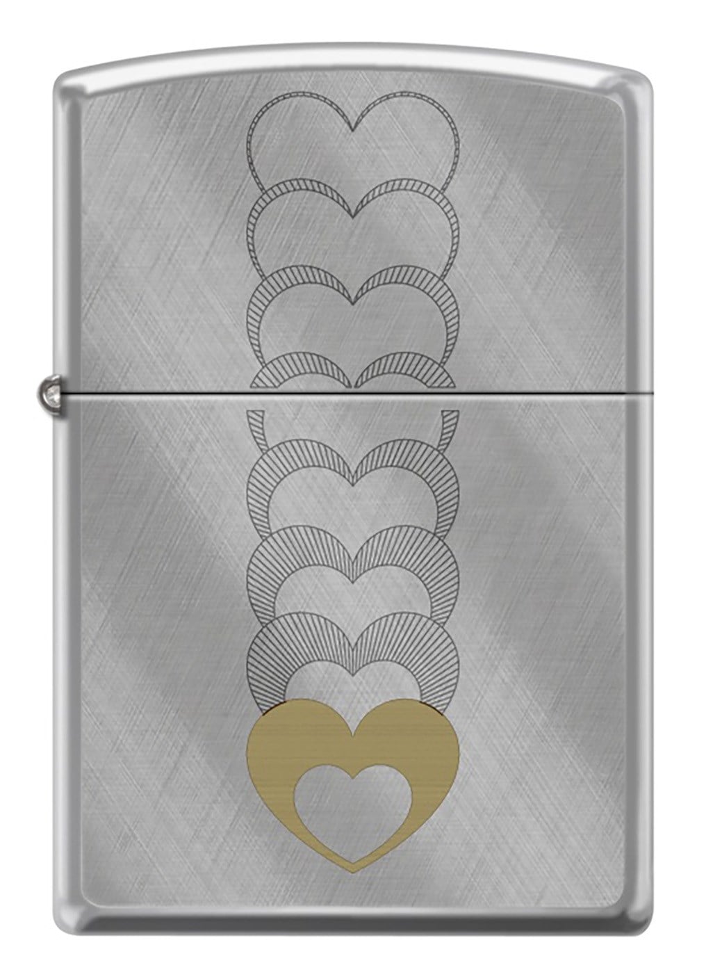 Zippo Çakmak Heart Pattern Design 28182-115817 TR9377