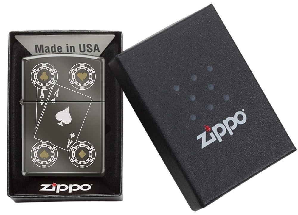 Zippo Çakmak Poker Chips Design 150-115868 TR9390