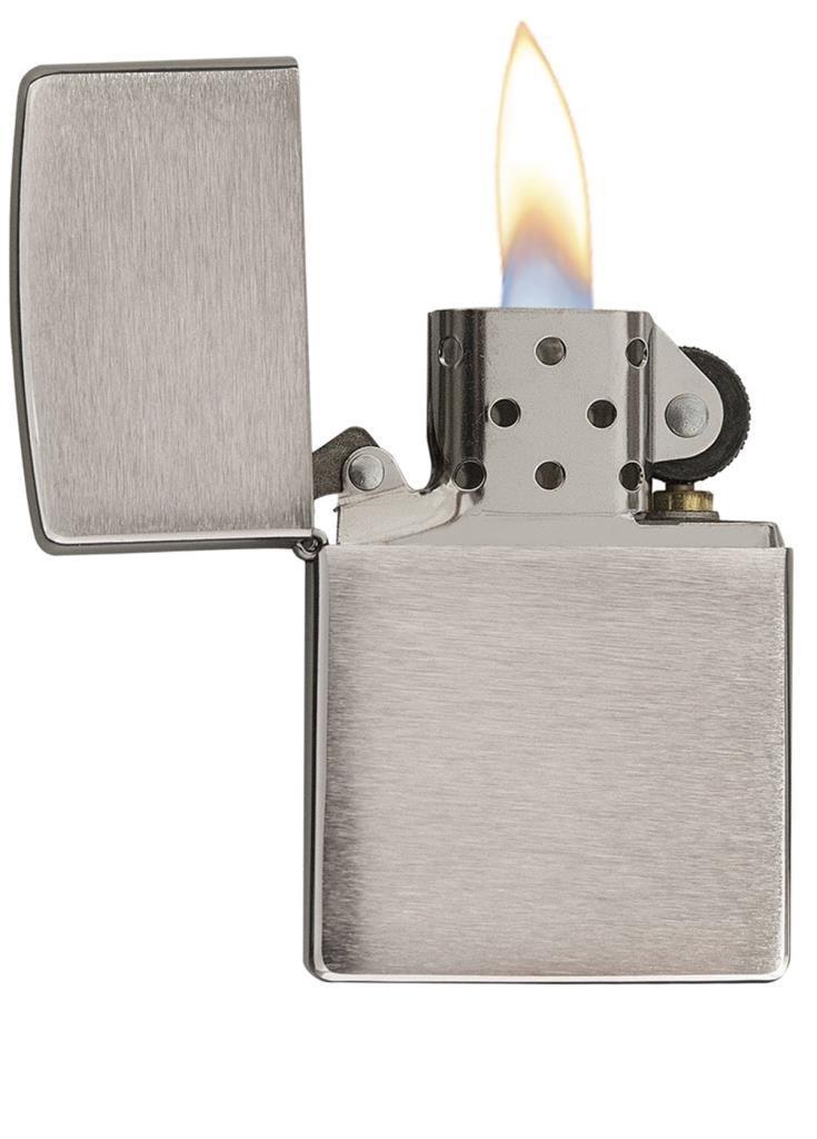 Zippo Çakmak Reg Brush Finish Chrome 200-019272