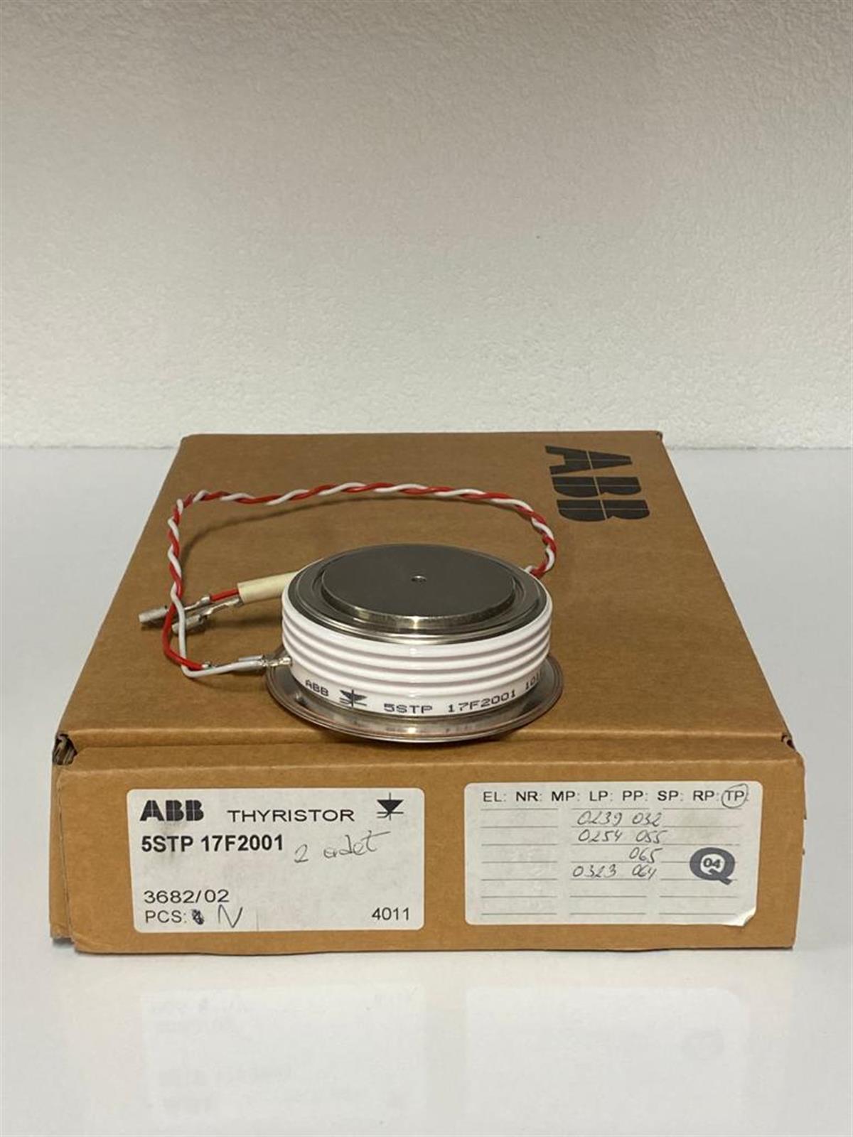 ABB SemiconductorsABB TRİSTÖR 1702A 2000VABB TRİSTÖR 1702A 2000V