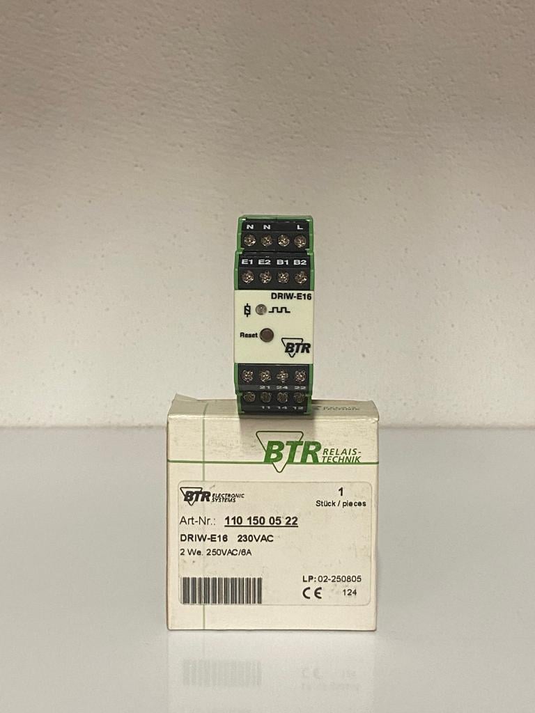 BTR DRIW-E16 230V AC DEMERAJ KONTROL RÖLESİ