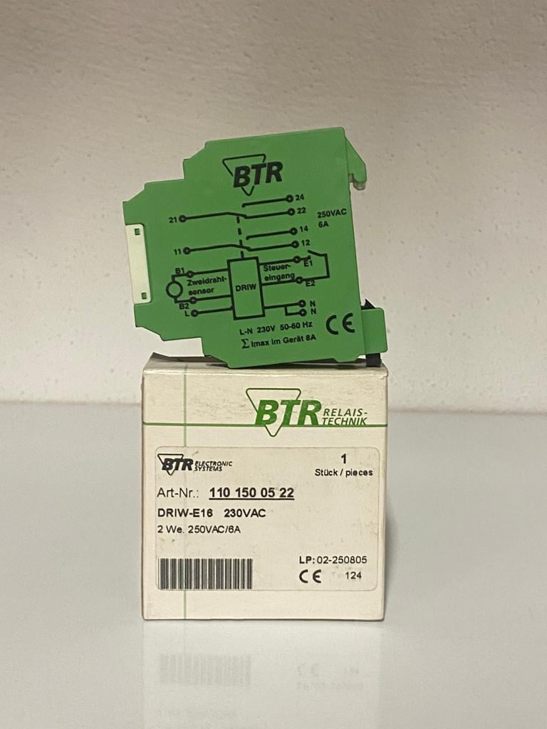 BTR DRIW-E16 230V AC DEMERAJ KONTROL RÖLESİ