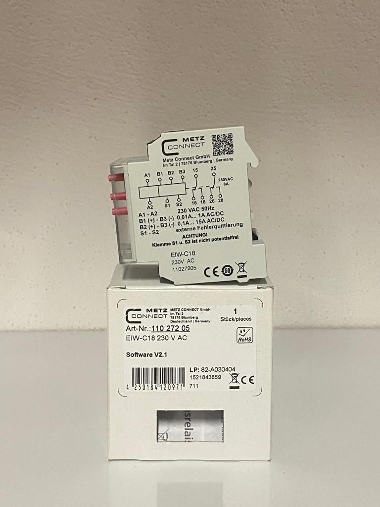BTR   EIW C18 220V AKIM KONTROL RÖLESİ