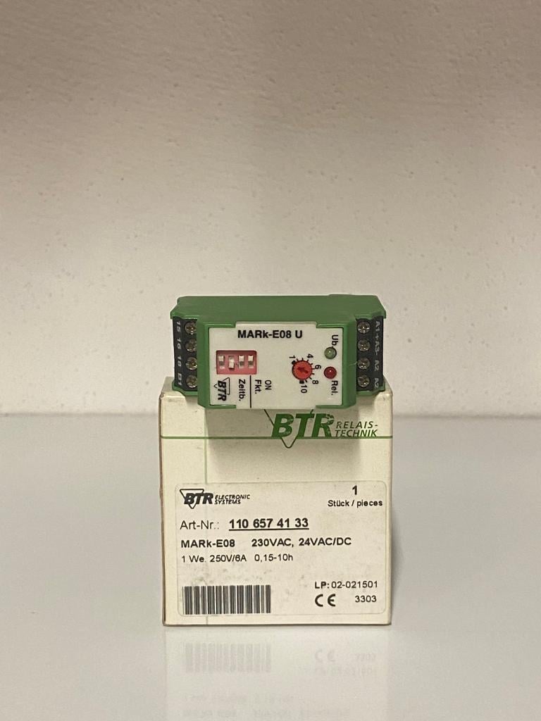 BTR MARK-E8 230V AC 24V AC/DC MULTİ FON. Z.RÖLESİ