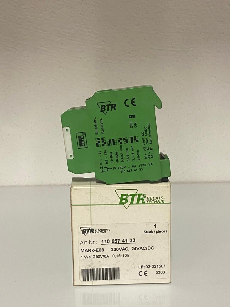 BTR MARK-E8 230V AC 24V AC/DC MULTİ FON. Z.RÖLESİ