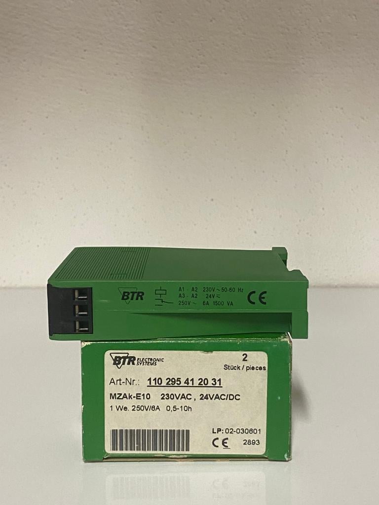 BTR MZAK E10 230V 24V AC/DC MULTİFON. Z. RÖLESİ