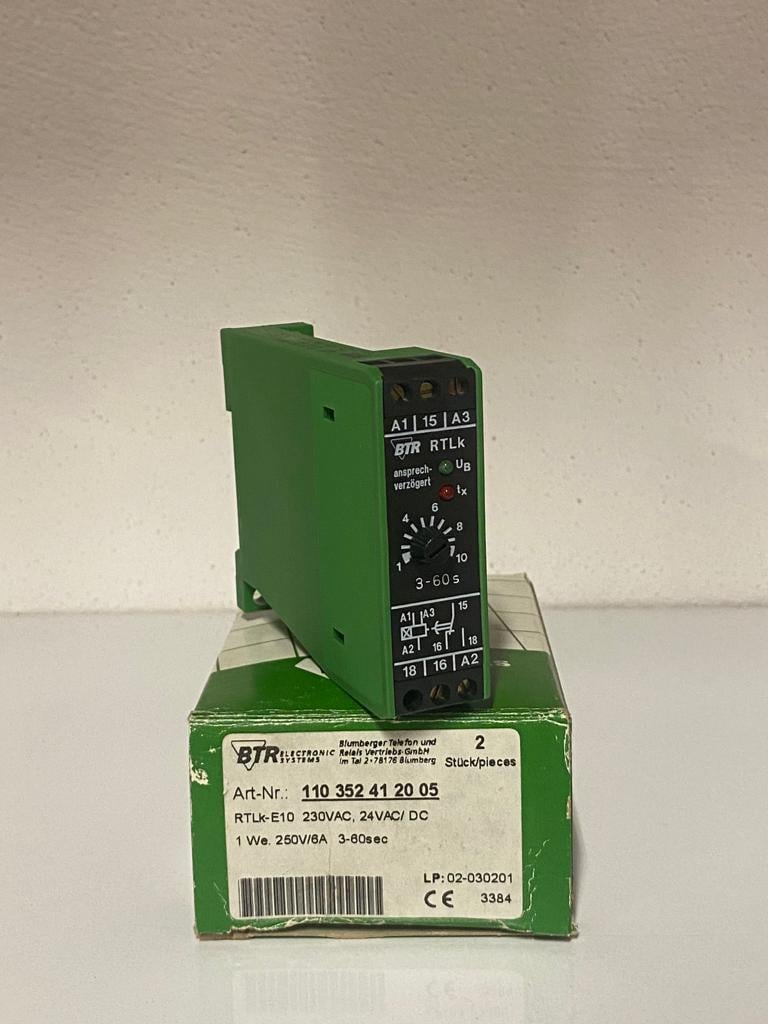 BTR RTLk E10 ZAMAN RÖLESİ 3-60 SN