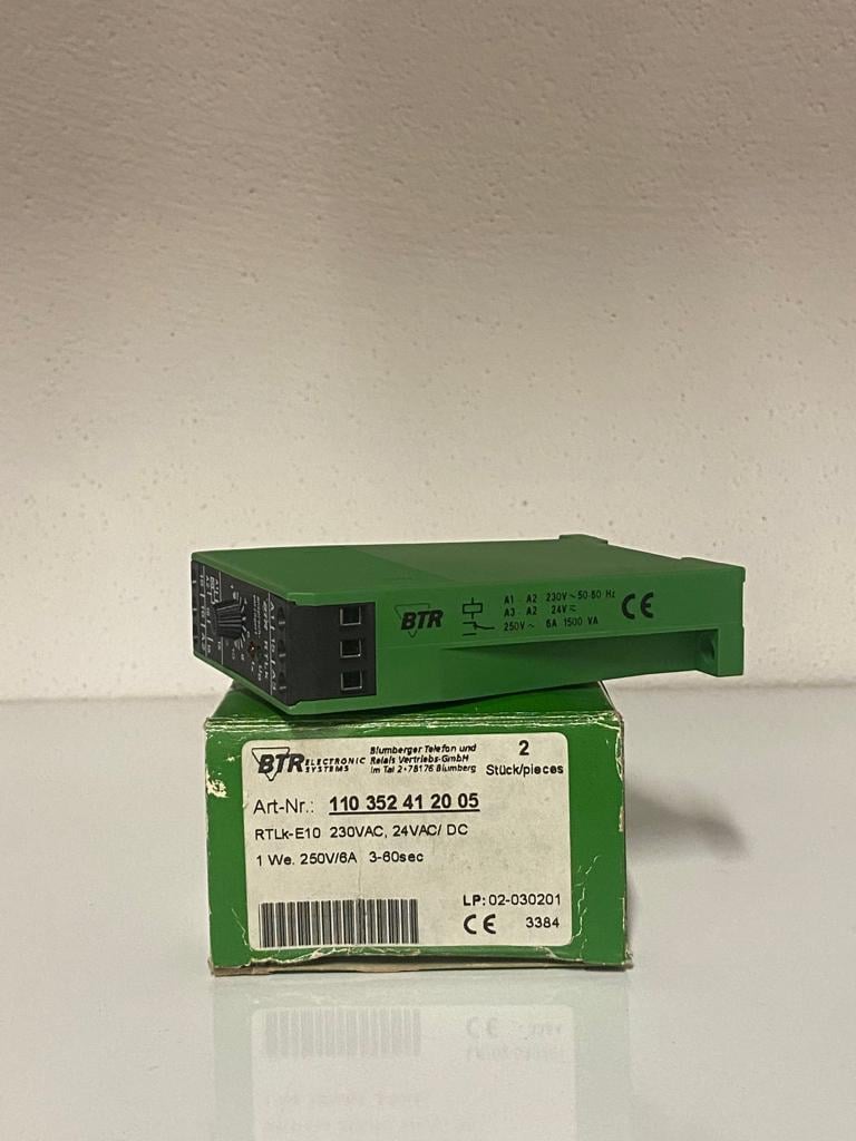 BTR RTLk E10 ZAMAN RÖLESİ 3-60 SN