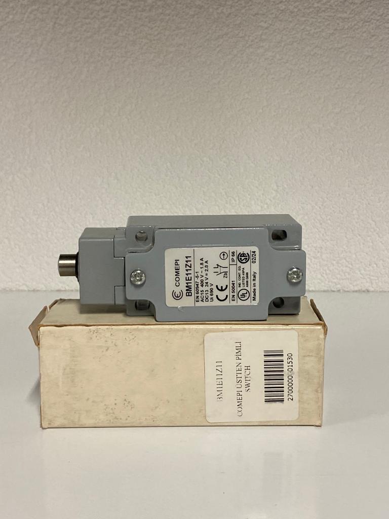 COMEPI ALÜMİNYUM GÖVDELİ LİMİT SWİTCH Düz Çelik Pimli 1NA 1NK kontak düzeni IP6